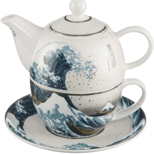 Egoïste en porcelaine fine Hokusaï