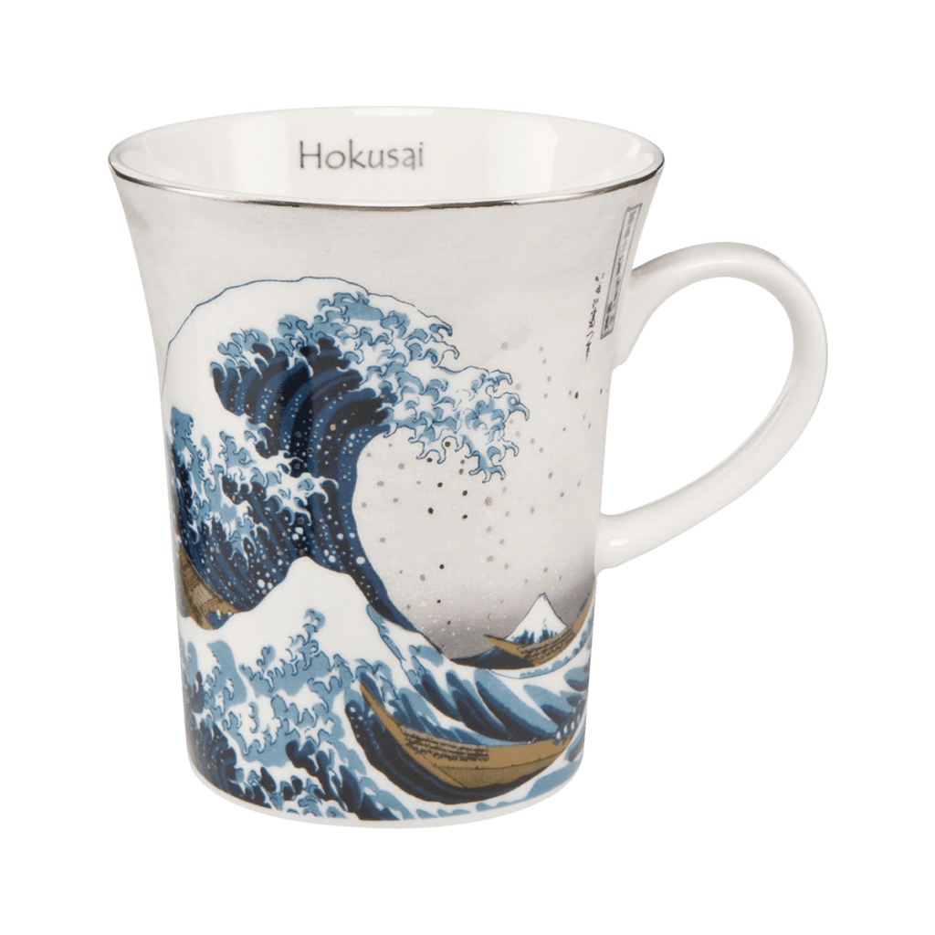 Mug en porcelaine fine Hokusaï