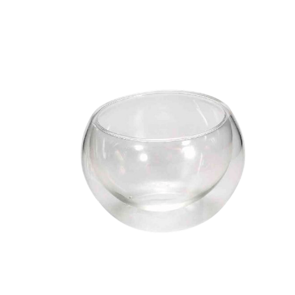 Bol en verre double paroi