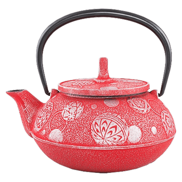 Théière en fonte japonaise rouge 60cl