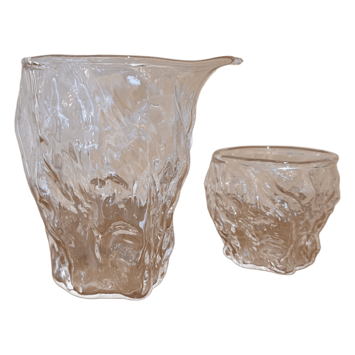 Bol en verre martelé – Image 3